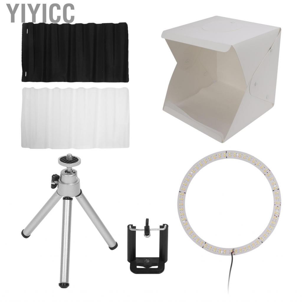 Yiyicc Photo Studio Light Box Background Cloth Tripod Foldable Photography Kit 0