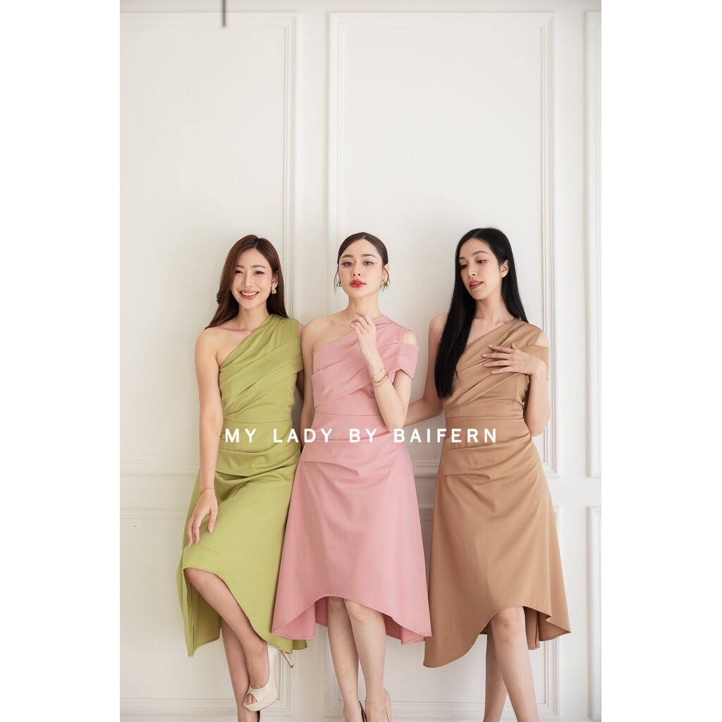 ชุดเดรสไปงานแต่ง ชุดออกงาน MY LADY BY BAIFERN - ML0460