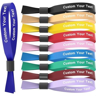 สายรัดข้อมือโพลีเอสเตอร์ VIP ปรับได้ ใช้ซ้ําได้ สําหรับงานปา…