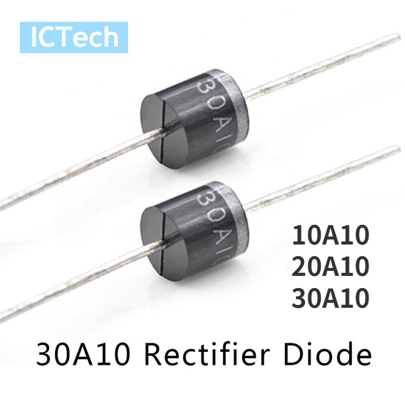 ไดโอดเรียงกระแส 10A10 20A10 30A10 10A 20A 30A 1000V 2000V R-6 20 10 5 ชิ้น