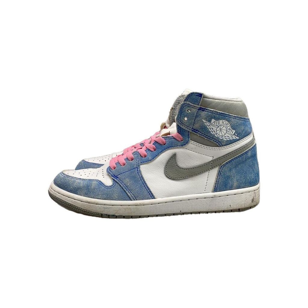 Nike รองเท้าผ้าใบ Air Jordan 1 2 7 High Cut retro og สีฟ้า ส่งตรงจากญี่ปุ่น มือสอง
