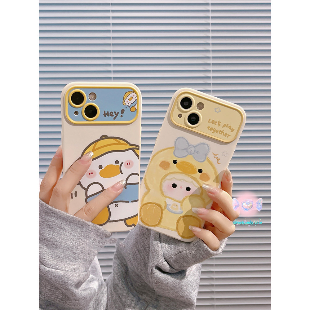 [จัดส่งในพื้นที่] เคสโทรศัพท์มือถือเป็ดสีเหลืองตัวน้อยเข้ากันได้กับ iPhone x xs max xr 14 11 12 13 15 Pro Max 14 15 Plus