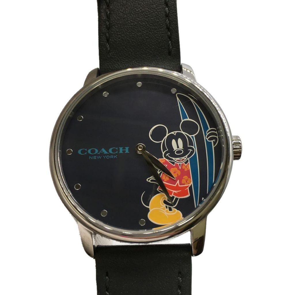 Coach A n O H Wrist Watch leather Women Direct from Japan Secondhand