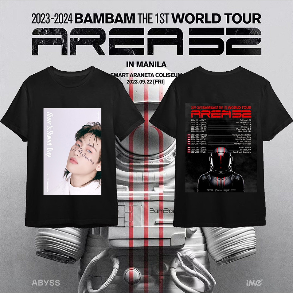 เสื้อยืด ผ้าฝ้ายแท้ พิมพ์ลายคอนเสิร์ต Got7 2024 BANGKOK BAMBAM