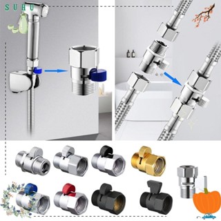 SUHU วาล์วไดเวอร์เตอร์ ทองเหลือง G1/2 ควบคุมการไหลน้ำ วาล์วป…