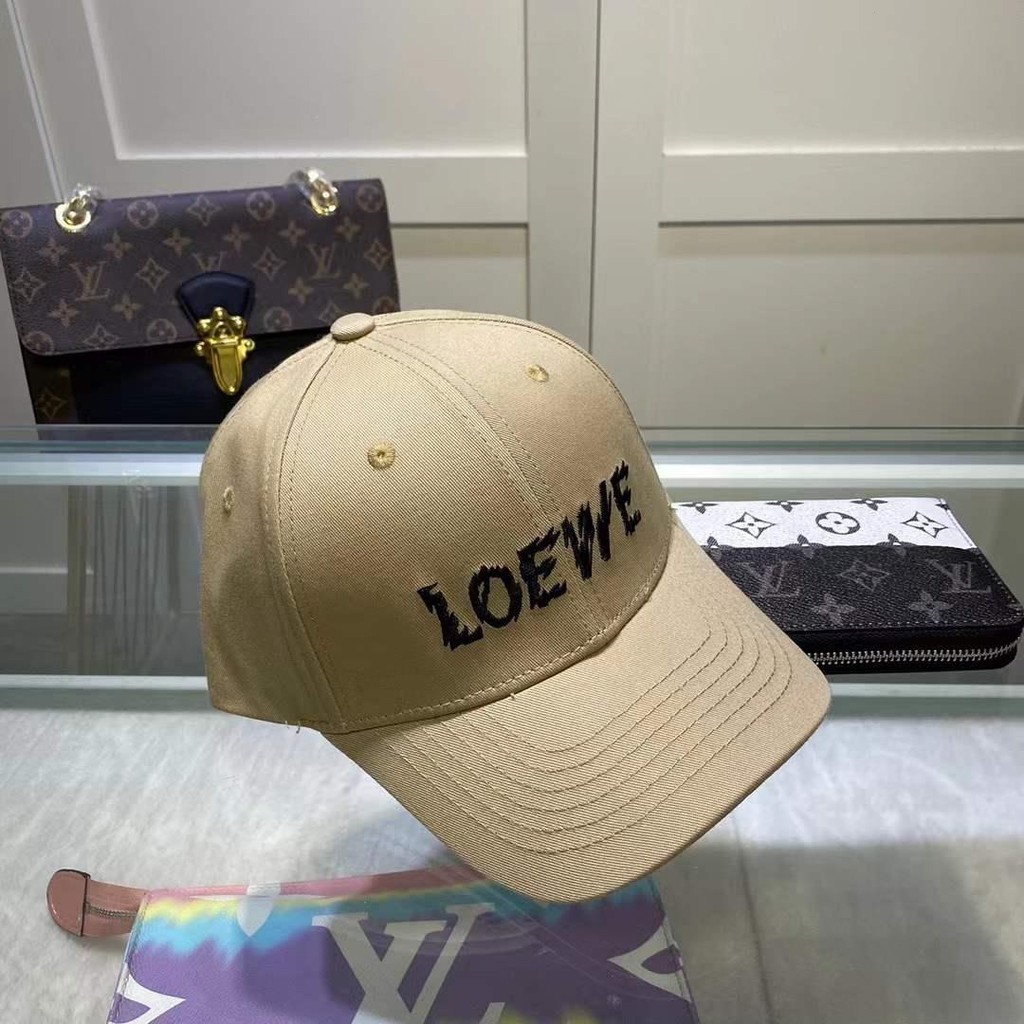 Loewe2024 หมวกเบสบอล ปักลายตัวอักษร ไร้หน้า สไตล์เกาหลี สําหรับเด็ก