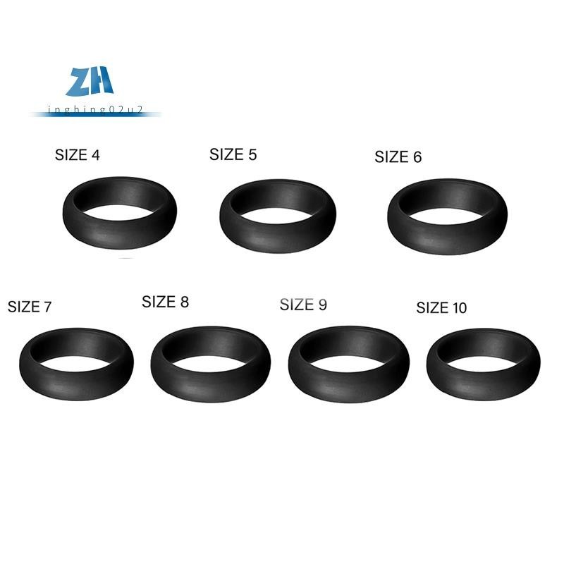 แหวนซิลิโคน 5.7 มม. เป็นมิตรกับสิ่งแวดล้อม สําหรับผู้ชาย และผู้หญิง X2