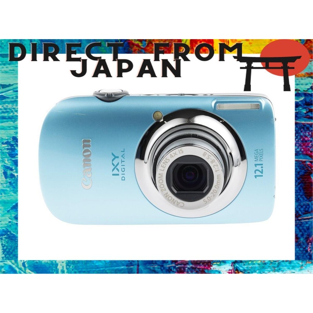 [มือสอง]《ในสภาพโดยเฉลี่ย》Canon IXY DIGITAL 510 IS 12.1 ล้านพิกเซล ซูมออปติคอล 4 เท่า ขนาดกะทัดรัด น้ำหนักเบา สแนปช็อต ท่องเที่ยว เด็ก สัตว์เลี้ยง กล้องดิจิตอลสีน้ำเงิน กล้องดิจิตอลคอมแพคคอนเดนเสท