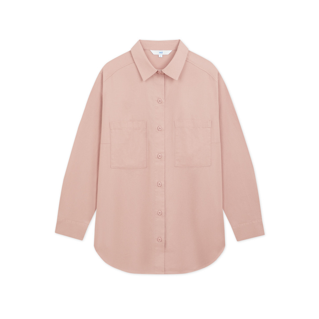 AIIZ (เอ ทู แซด) - เสื้อเชิ้ตผู้หญิงแขนยาวทรงหลวม Women's Relaxed Long Sleeve Shirt