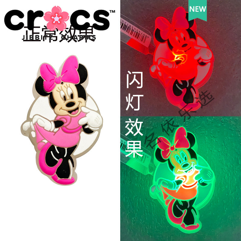 JIBBITZ Crocs charms ตัวติดรองเท้า LEDการ์ตูน ตัวติดรองเท้า Crocs