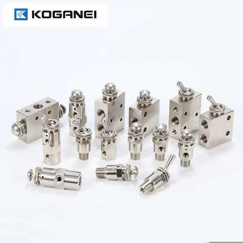 Mechanical KOGANEI วาล์วนิวเมติก TAC2-41V 41P 31V 31P 41PP TAC-4V 4P 3V 3P 2V 2P ปุ่มคู่มือสวิทช์ tt