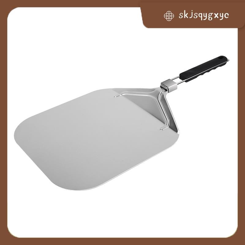 skjsqygxycFolding Aluminium Pizza Peel สําหรับหินพิซซ่า, Professional Home Use Pizza Shovel สําหรับอ