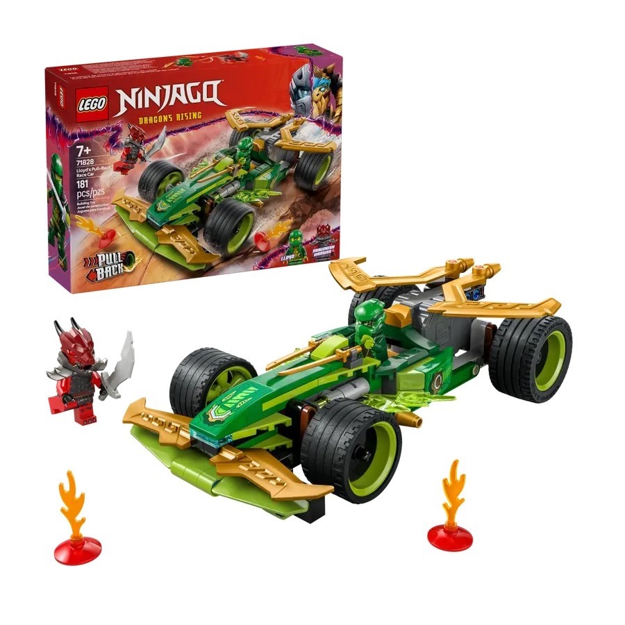 LEGO Ninjago Lloyd's Pull-Back Race Car 71828 (#25577)