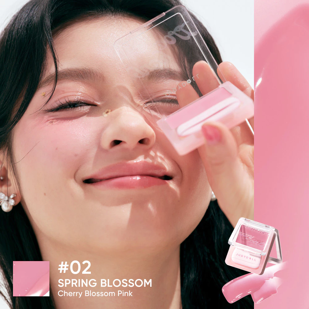 Judydoll Water Gloss Blush Cream เนื้อน้ำกลอส สปริง ชุ่มชื้น thumbnail 5