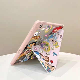 ใหม่น่ารัก Disney Running Princess Apple iPad 10th Generation พับเหมาะสําหรับ iPhone air6 เคสแท็บเล็ต pro2024 Apple iPad เคสไอแพด air6 ไอแพดเจน11 เคสไอแพด air4 เคส ipad gen9 เคส ipad case ipad gen 10 case ipad air5 เคสไอแพดเจน11 case ipad air 6 ปากกา