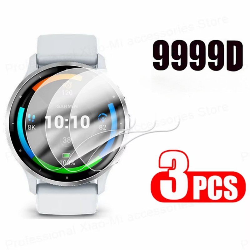 1-3 ชิ้น 9D Full Cover HD Clear Soft Hydrogel ฟิล์มป้องกันลายนิ้วมือนาฬิกากันน้ําป้องกันหน้าจอสําหรั