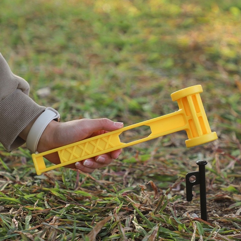 TO แบบพกพาเต็นท์ Stake Hammer Essential Camping อุปกรณ์เสริม Survival Hammer