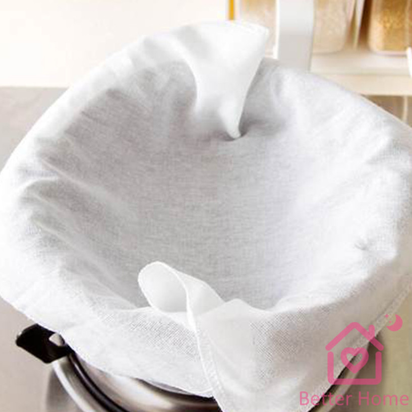 Better ผ้าขาวบาง(เล็ก) สำหรับนึ่งอาหาร สามารถซักแล้วนำกลับมาใช้ใหม่ได้ Steamer mat