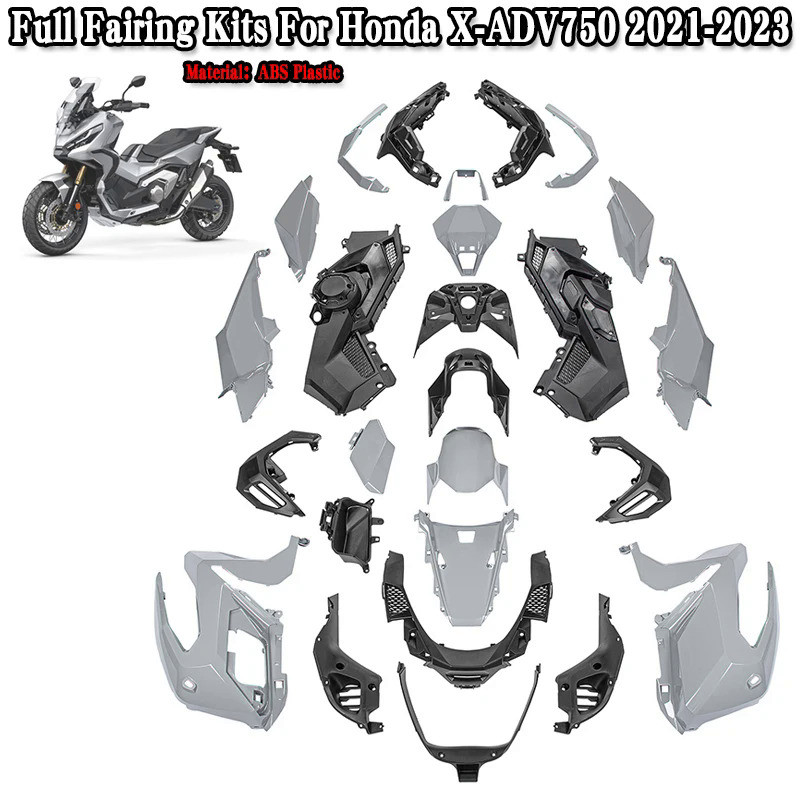 GM New XADV750 Motorcycle Full Fairing Kits Fit For Honda X-ADV750 2021-2023 XADV 750 ABS Injection 