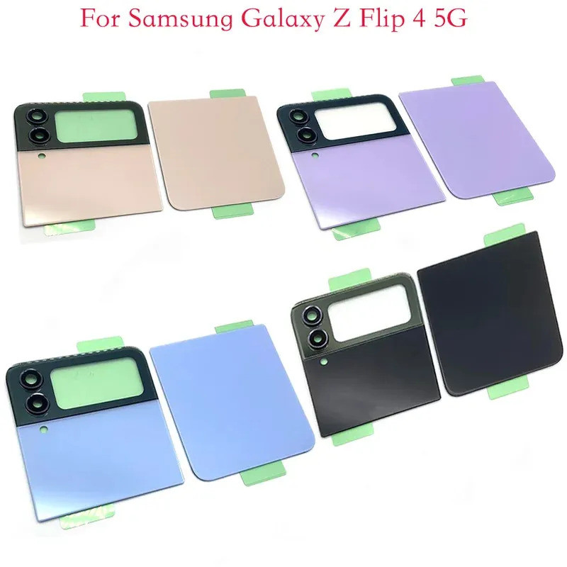 ใหม่สําหรับ Samsung Galaxy Z Flip 4 5G ฝาครอบประตูเปลี่ยนชิ้นส่วนซ่อมสําหรับ Galaxy Z flip4 zflip4