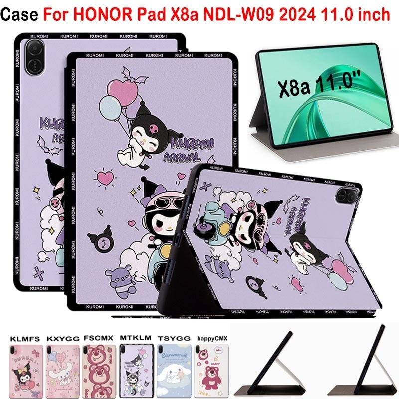 สําหรับ HONOR Pad X8a NDL-W09 2024 11.0 นิ้วคุณภาพสูง PU หนังแท็บเล็ต HONOR Pad X8a NDL-W09 2024 11.