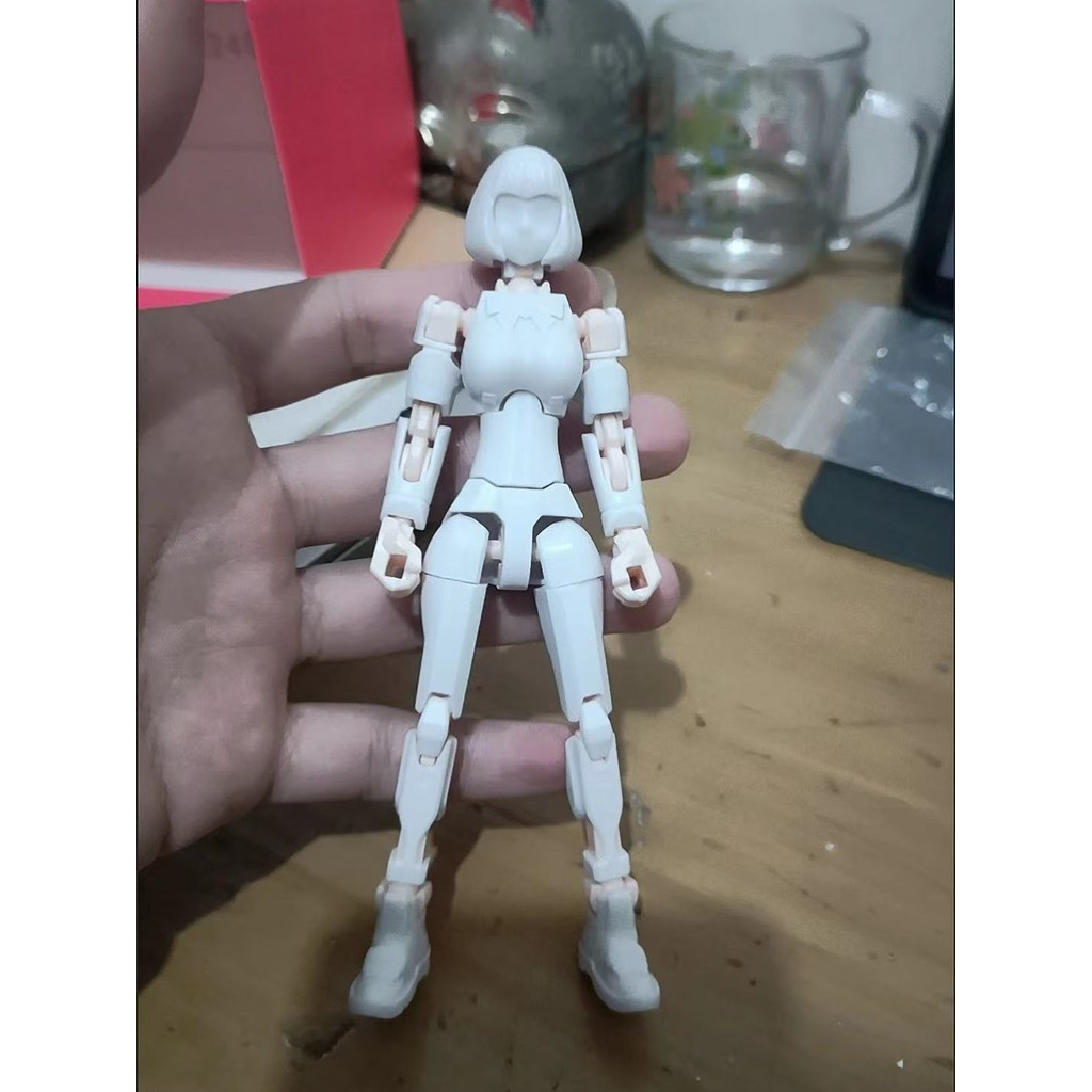 3d พิมพ์ Lucky 13 Action Figure Dummy Magical สาว Angel หญิงนักรบ Skeleton Man vs Knight ประกอบของเล่นเด็กของขวัญ - รูปที่ 2