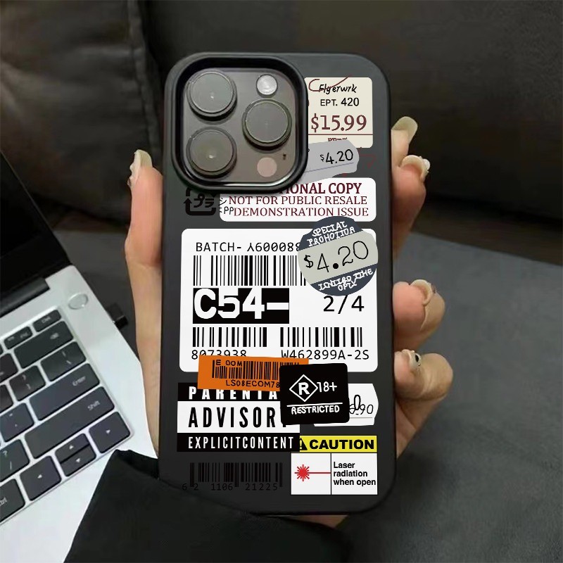 ❤️จัดส่งทันที❤️เคสไอโฟน11 13 14 15 16 17 Pro Max หรูหร Simple trend brand fashion label Case For iPhone 16PM,15PM,14PM