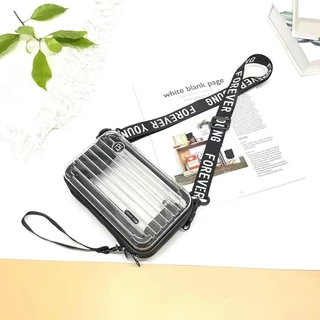 【พร้อมส่ง】miss bag fashion กระเป๋าใสกันน้ำ กระเป๋าแฟชั่น กระเป๋าสะพายข้าง