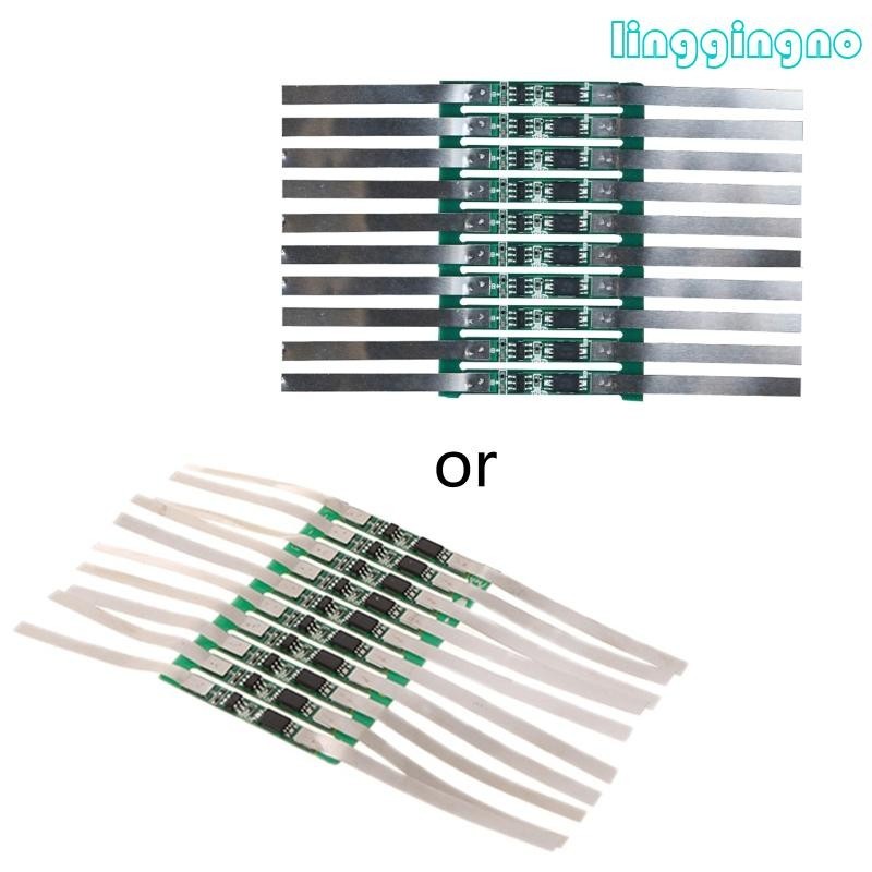 Rr บอร์ดป้องกันแบตเตอรี่ลิเธียม 1S 3A BMS PCB สําหรับแบตเตอรี่ลิเธียม 3 7V 18650 Li-Ion 10 ชิ้น