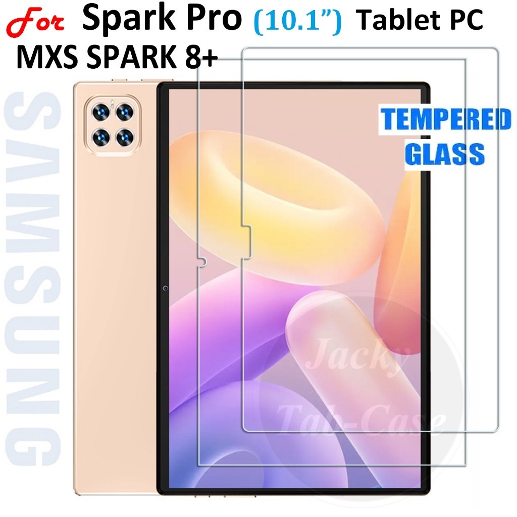 Tab SPARK Pro ฟิล์มกระจกนิรภัยกันรอยหน้าจอ 9H 10.1 นิ้ว กันรอยขีดข่วน สําหรับแท็บเล็ต MXS Samsung SPARK 8+ Plus Android 12 10.1 นิ้ว TECNO SPARK 10 2023 5G