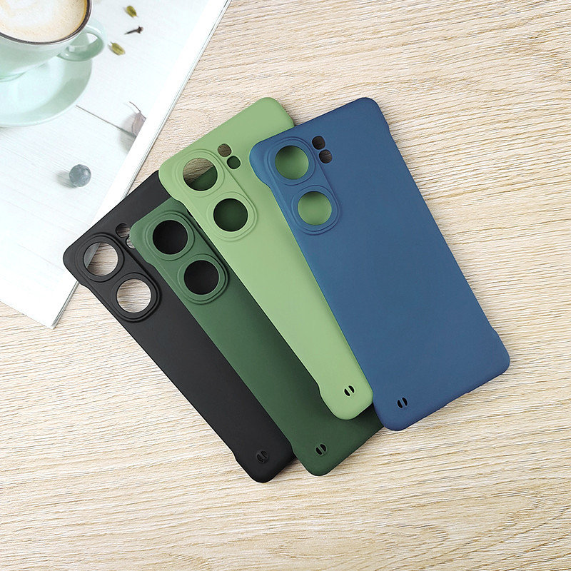 เคสโทรศัพท์มือถือ PC แข็ง เนื้อแมตต์ ไร้กรอบ สีแคนดี้ สําหรับ vivo iQOO Neo9 Neo8 Neo 9 8 Pro iQOONeo9Pro 5G