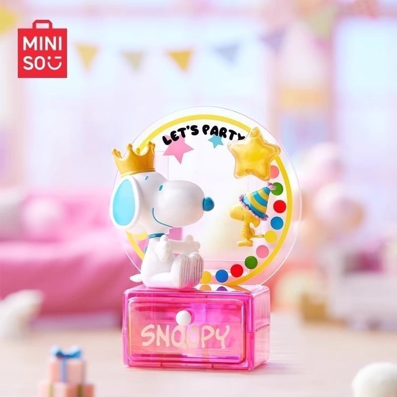 กล่องสุ่ม ตุ๊กตา Snoopy ธีมปาร์ตี้ Miniso