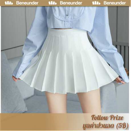 [YTL] ฤดูใบไม้ผลิ ฤดูร้อน กระโปรงเกาหลี กระโปรงกีฬา มีซับใน เอวสูง Mini Skirt A-Line มีหลายสีให้เลือก JK