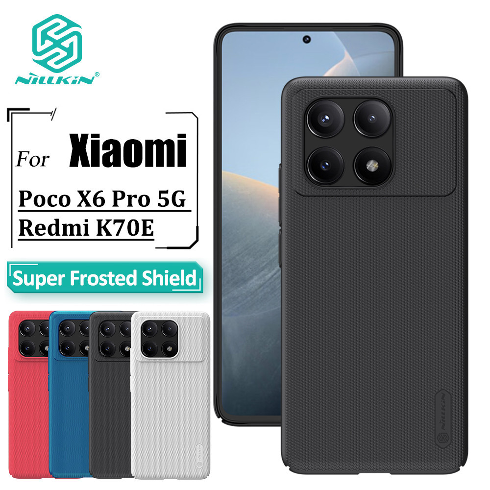 Nillkin เคสโทรศัพท์ PC แบบแข็ง บางพิเศษ ป้องกันลายนิ้วมือ กันกระแทก สําหรับ POCO X6 Pro 5G Redmi K70E