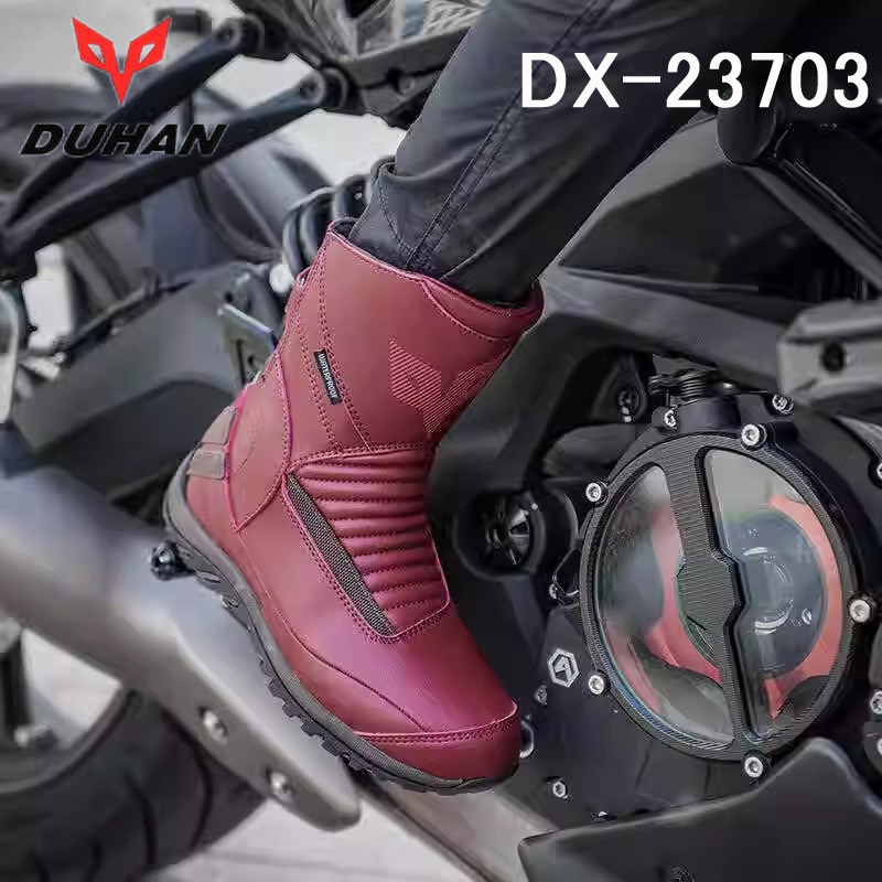 2024 duhan รองเท้าบูท เหมาะกับขี่รถจักรยานยนต์วิบาก