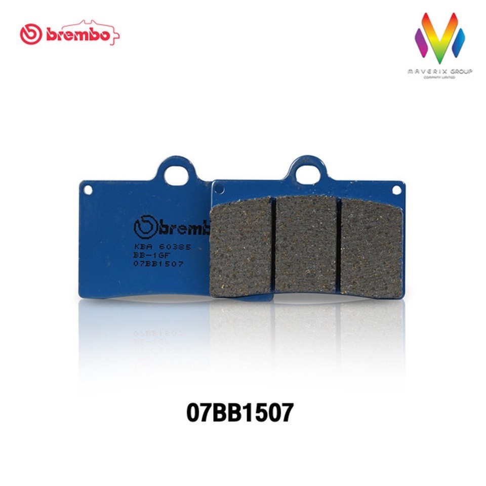 BREMBO 07BB1507 ผ้าเบรก CC (คาร์บอนเซรามิก)สำหรับปั๊ม 4pot หูชิด Code 120B76520