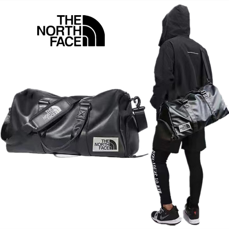 กระเป๋าถือ กระเป๋าเดินทาง แบบหนัง จุของได้เยอะ ลาย The North Face