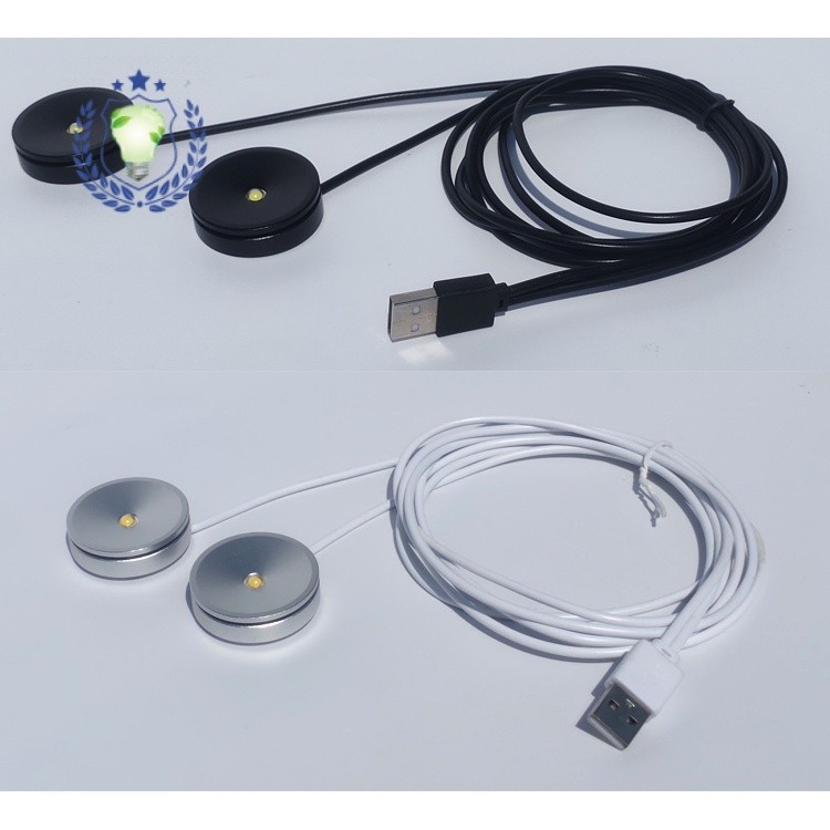 ไฟสปอตไลท์ Led ขนาดเล็ก 1w 5V ชาร์จ usb สองหัว แฮนด์เมด สําหรับนิทรรศการ