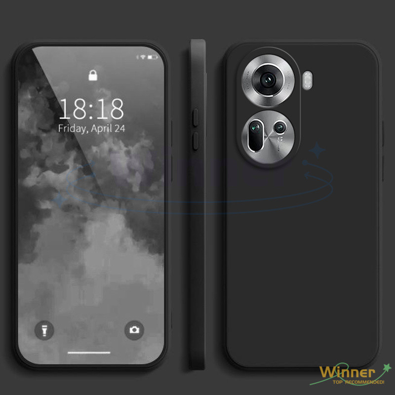 เคส OPPO Reno 11 5G 10 8 8z 7z 8t 7 โทรศัพท์มือถือ ซิลิโคนนิ่ม กันกระแทก สีมาการอง สําหรับ(1YT)