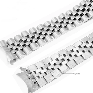 สายนาฬิกาข้อมือ สเตนเลส โลหะ ทรงโค้ง 18/19 มม. 20 มม. 22 มม. สําหรับ Rolex Watchbands