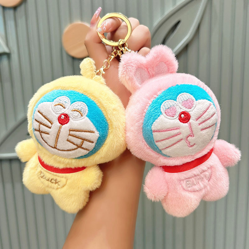 จี้ตุ๊กตาแมวกริ๊งน่ารัก สร้างสรรค์ สําหรับพวงกุญแจ กระเป๋าเป้สะพายหลัง