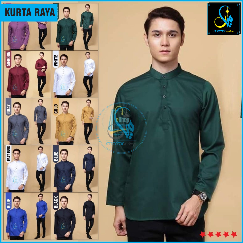 Kurta Raya 2024 Kurta Men Exclusive OSAKA Fabric Kurta Men Adult Men Plus Size [S-6XL]