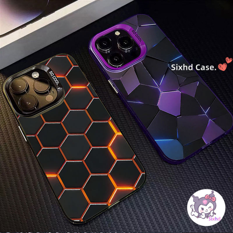 เคสโทรศัพท์มือถือ กันกระแทก ลายรังผึ้งออโรร่า 2 in 1 สําหรับ Realme C67 C53 C33 C35 C51 C55 C30S C15 C11 Note 50 C25Y C21Y C30 C25 C12 C3 5i 5s 6i 8i 8Pro Narzo 50i 50A