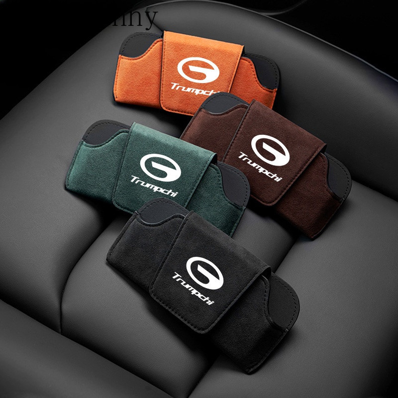 Hys 1PCS Suede รถ Sun Visor แว่นตาผู้ถือแว่นตากันแดดคลิปสําหรับ Trumpchi GS4 GA3S GS3 GS8 GM6 GS5 GM