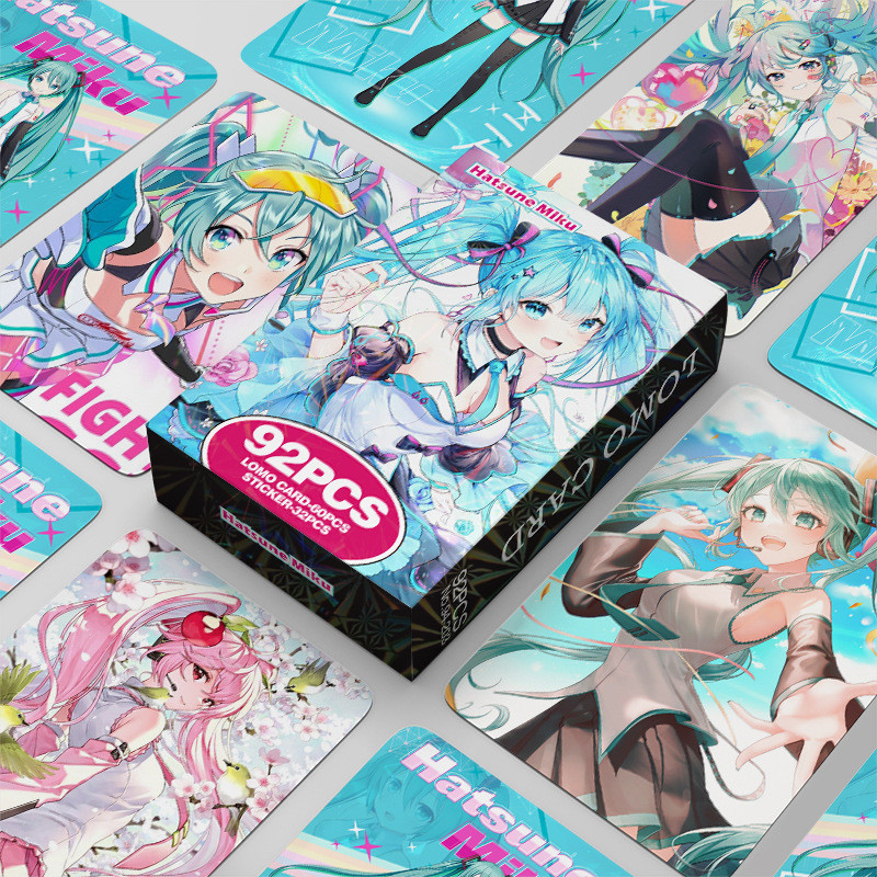 Hatsune Miku Photocard Lomo Card Sticker 92 ชิ้น / กล่อง