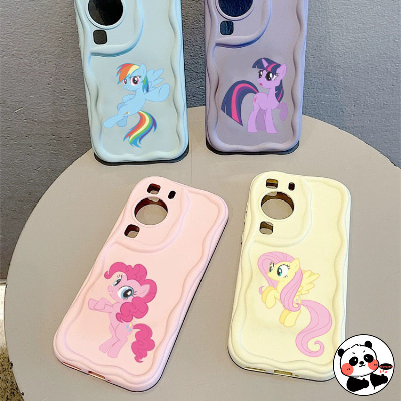 (My Little Pony) เคสโทรศัพท์มือถือ TPU นิ่ม ลายการ์ตูน Pinkie Pie Rainbow Dash น่ารัก สําหรับ Huawei Mate 60 50 40 30 Pro P60 P50 P40 P30 Pro Plus Lite Art P50E 5G 4G