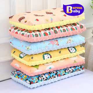Berma Baby หมอนเด็ก รองรับสรีระศรีษะของเด็กได้ดี​ สามารถช่วยให้เด็กนอนหลับ นุ่ม​ ใช้ได้ 0-6ปี