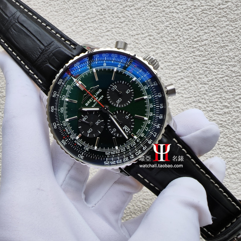 Breitling Aviation Chronograph B01 นาฬิกาข้อมือ สายสแตนเลส 46 มม. สําหรับผู้ชาย0137241L1 L1P1