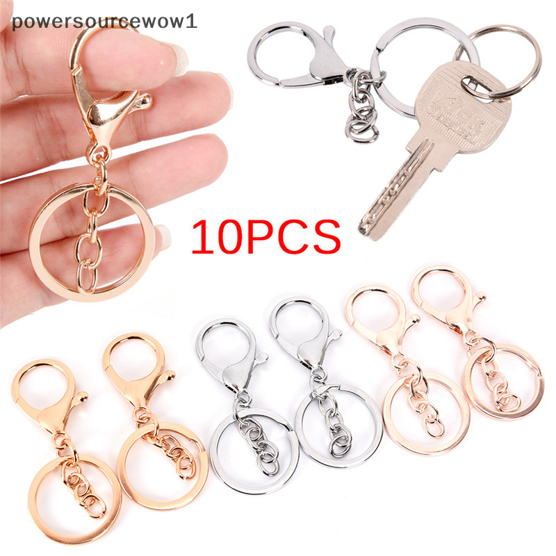 WOW 10PCS DIY พวงกุญแจผลการค้นหาเครื่องประดับกุ้งก้ามกรามพวงกุญแจทํา TH