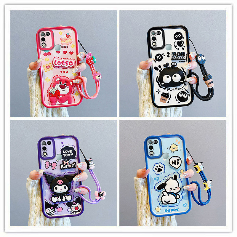 เคส infinix hot 10 play เคสโทรศัพท์มือถือ ลายการ์ตูนตาสวรรค์ 3D สําหรับ hot 10 play hot 11 play